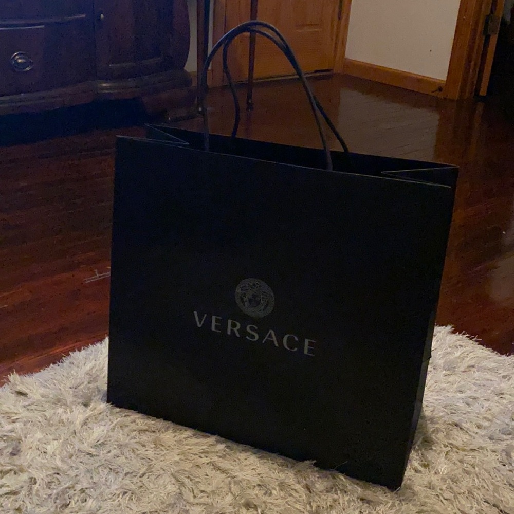 Versace shopping bag 15”x 16”